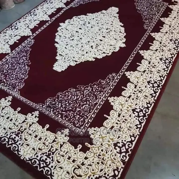 Red Arabian Center Rug Is Available as Seen