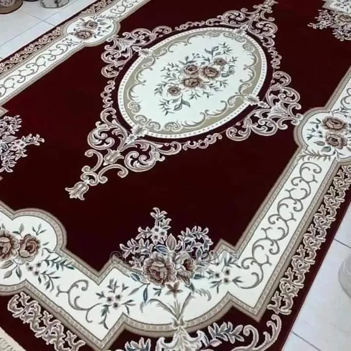 Design Red Arabian Center Rug Available as Seen