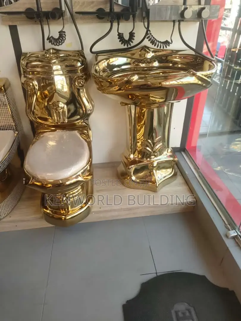 Executive Golden Colour WC ( Water Closet)