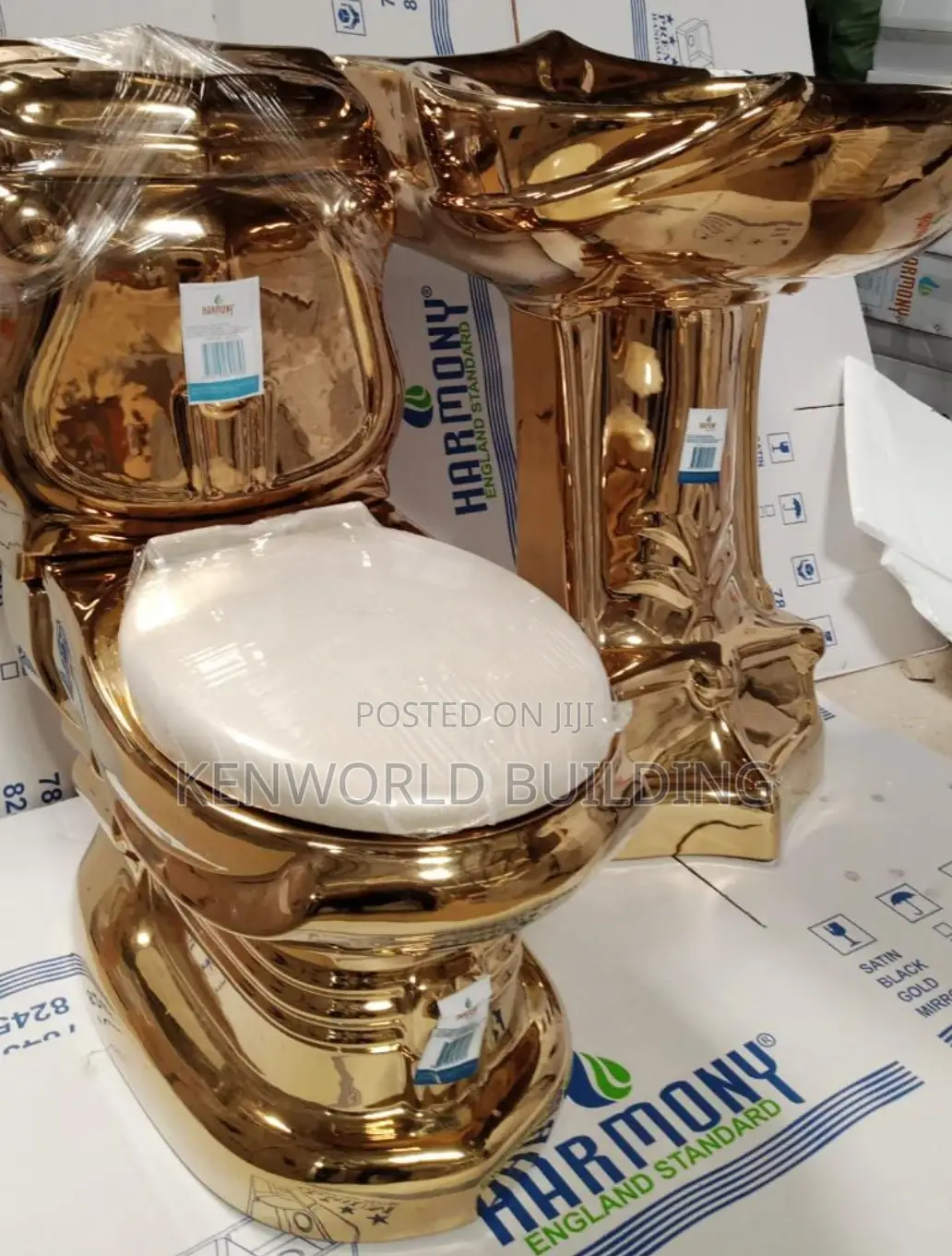 Executive Golden Colour WC ( Water Closet)