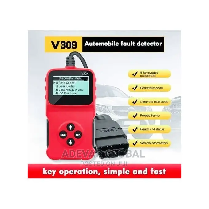 Obd2 Obdii Car Diagnostic Scanner V309 Fault Detector