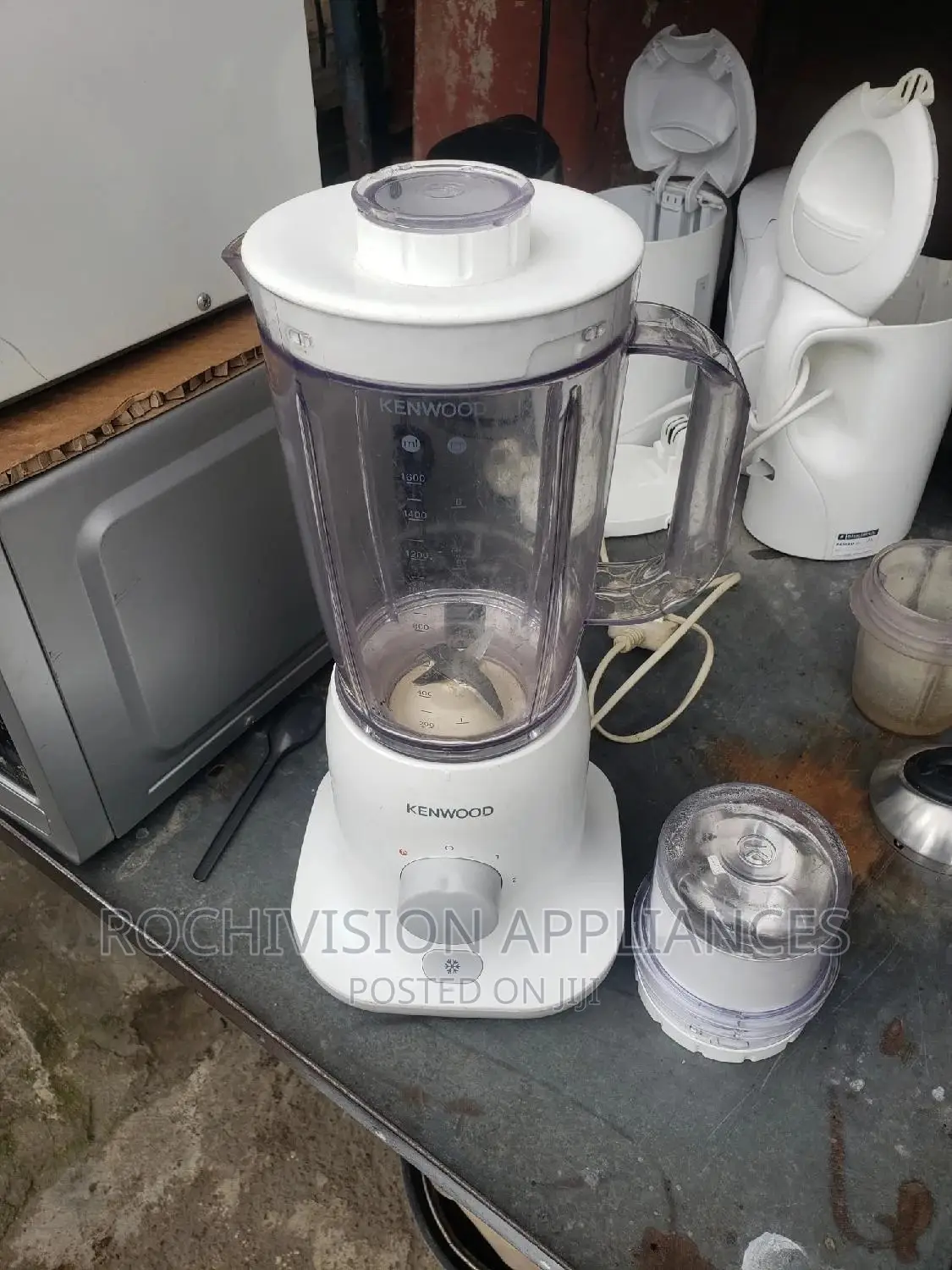 Kenwood Blender With Dry Mill Dry and Wet Kenwood Blender