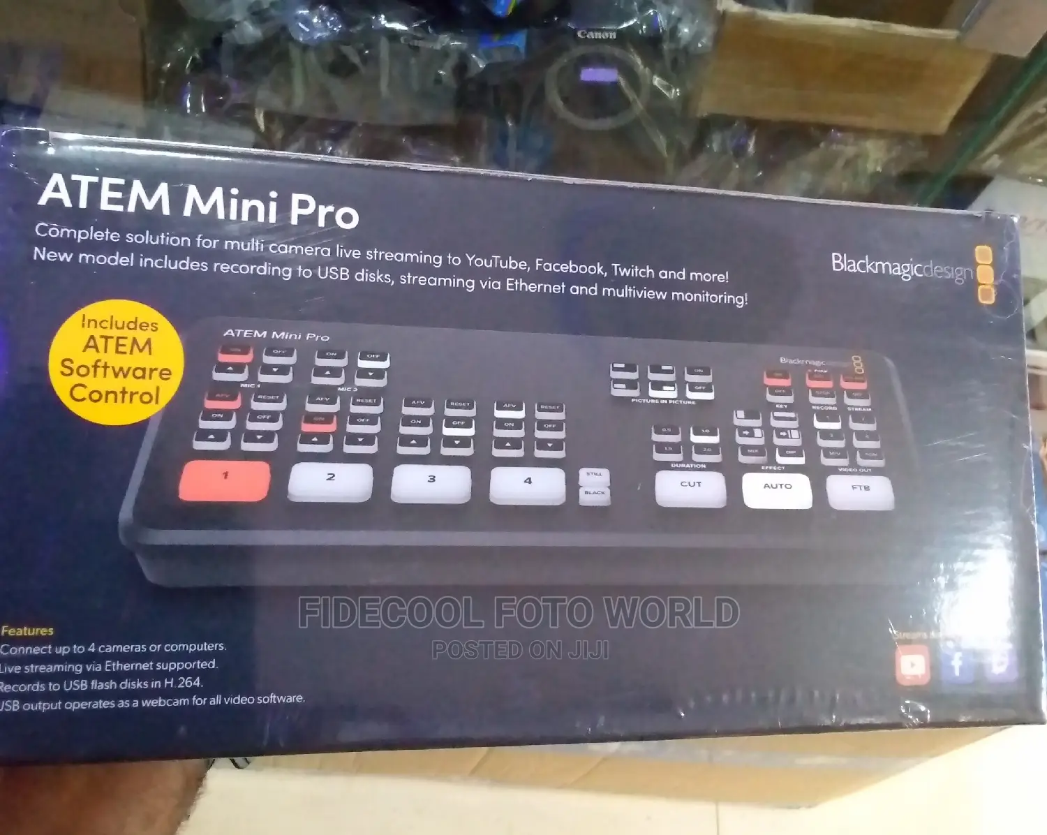 Black Magic Atem Mini Pro Video Mixer