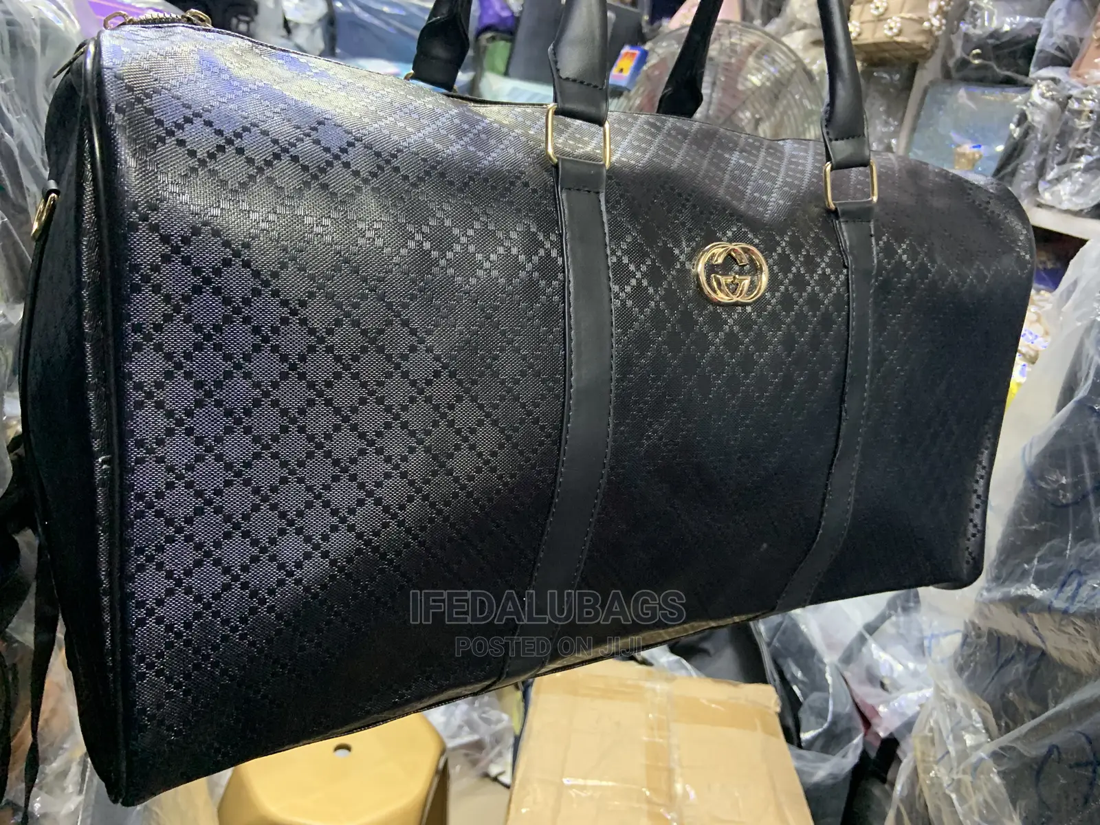 Quality Imported Gucci Duffel Hand Carry Traveling Luggage