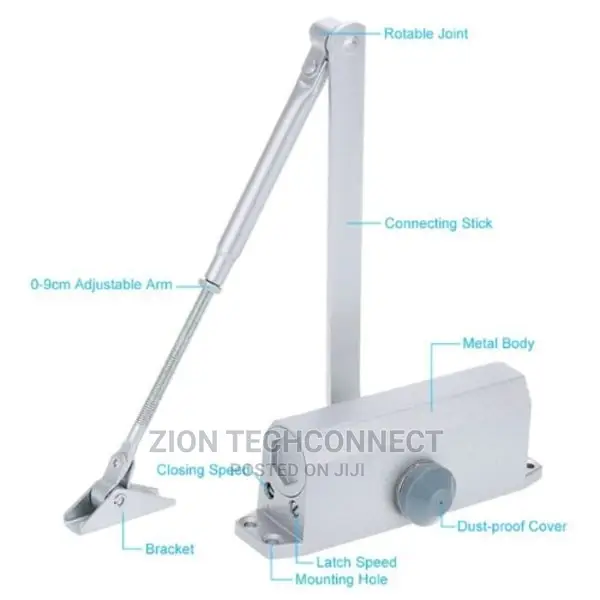 Door Closer High Automatic Spring Adjustable Door Closer