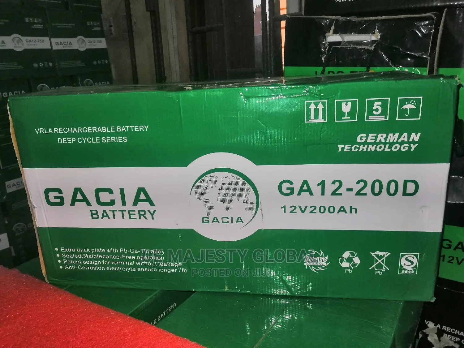 200ah Gacia Drycell Solar Battery