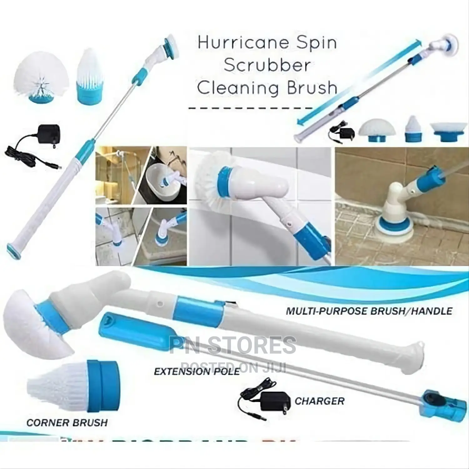 Rechargeable Hurricane Spin Scrubber
