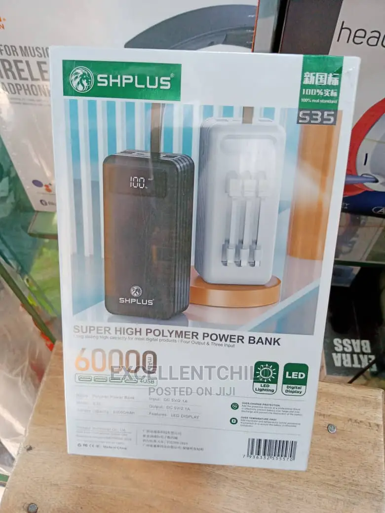 SHPLUS Power Box 60000 Mah With 4 USB Ports Super High PB