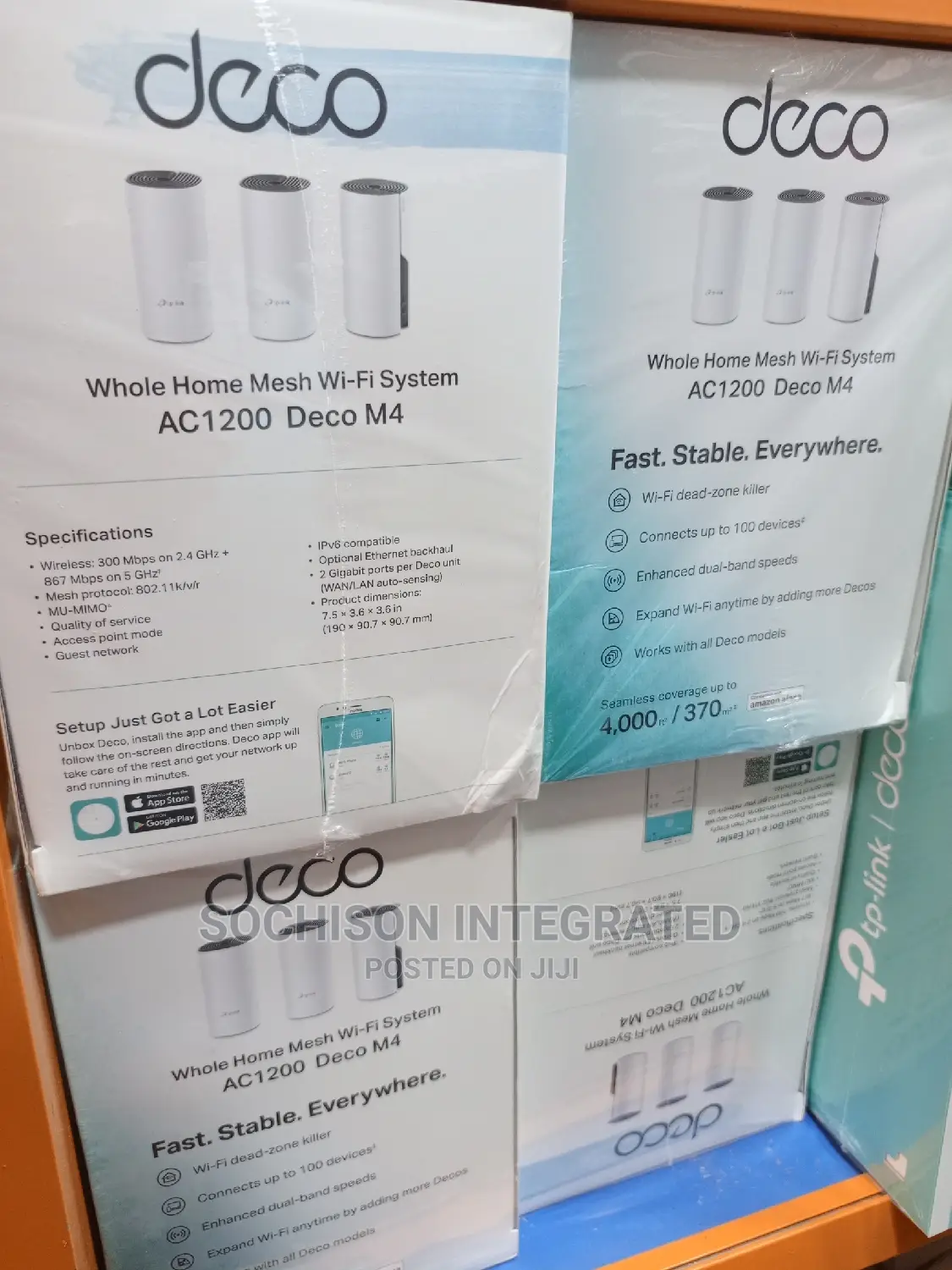 Tp-Link Deco M4 Ac1200 Mesh Wifi Router Whole Home System