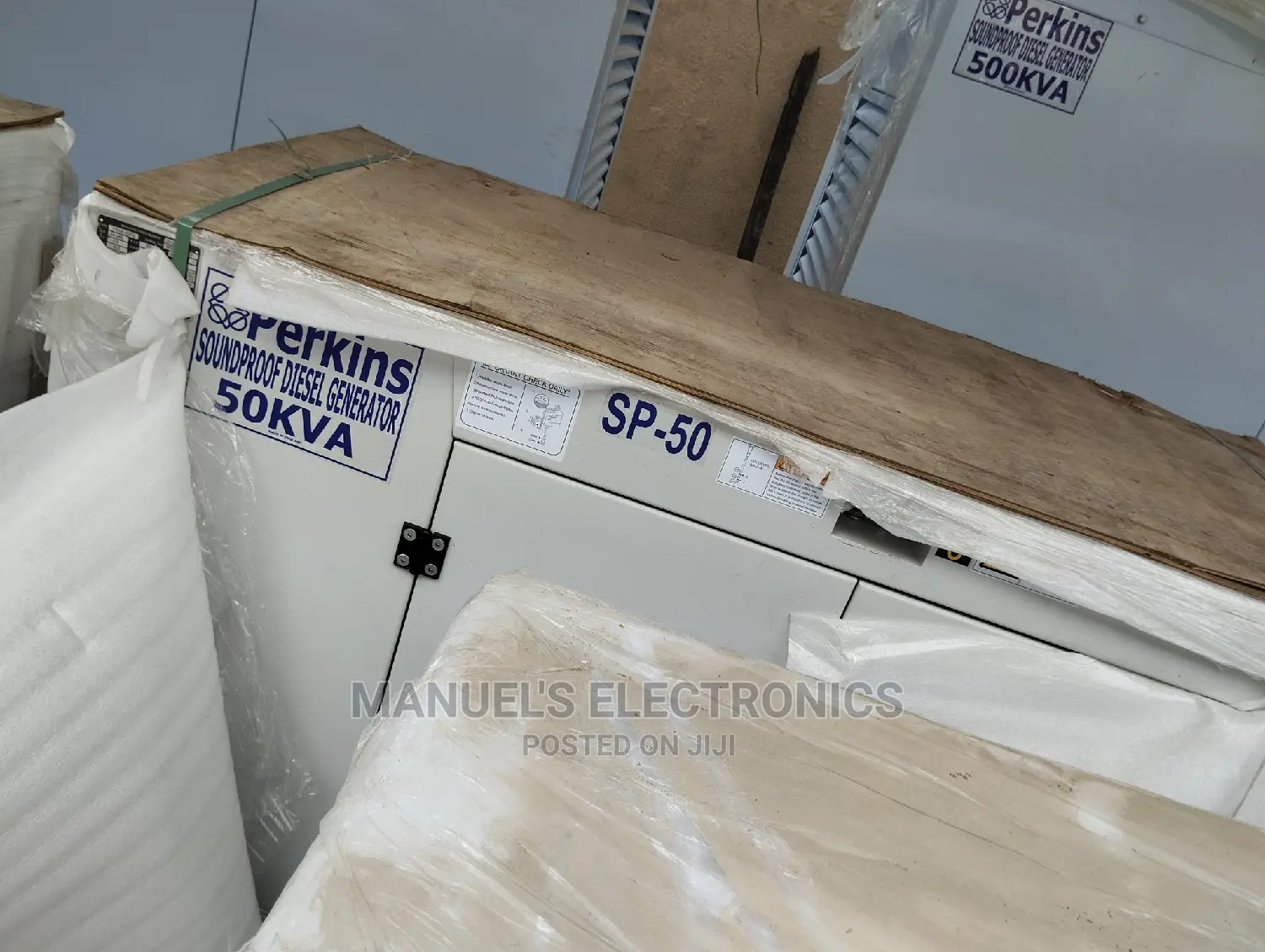 Brand New(50kva) Perkins Diesel Soundproof Generator 100%