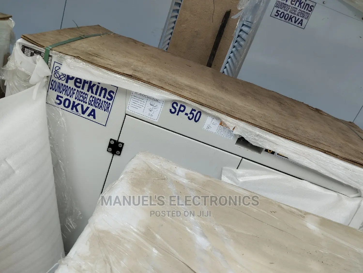 Perkins Diesel Soundproof Generator (50kva).2years Warranty