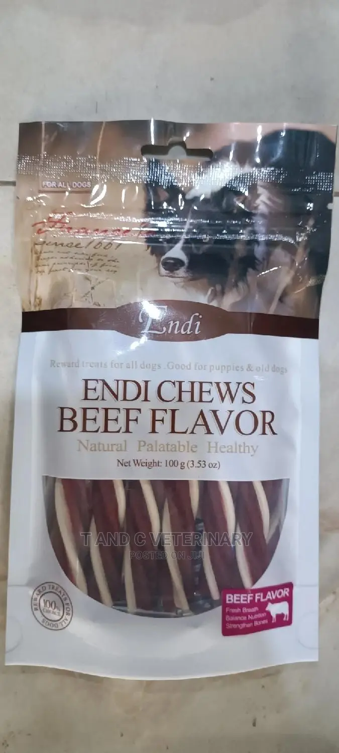 Endi Dog Treats Chew Beef Flavour
