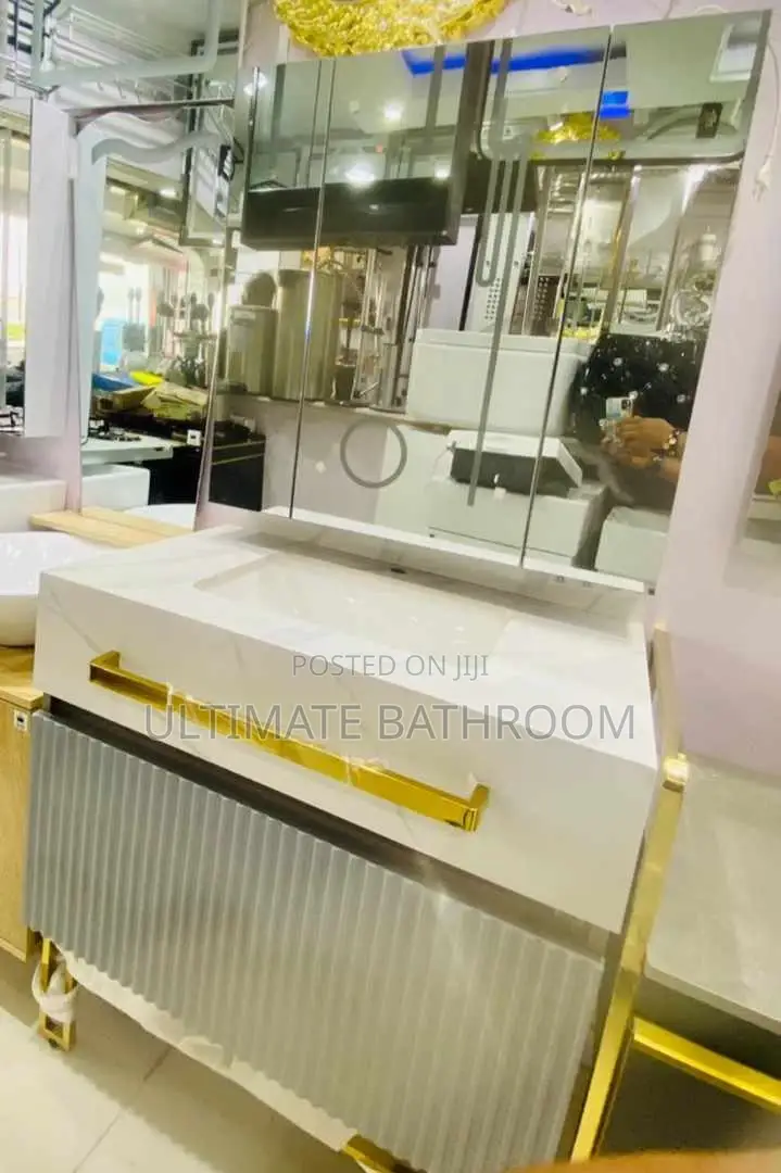 80cm Cabinet With Marble Top