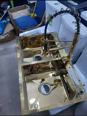 Mirror Gold Kitchen Sink