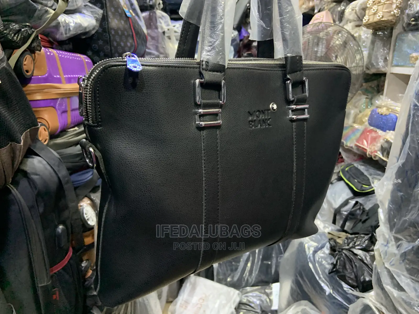 Quality Imported Black Mont Blac Laptop/Conference/Officebag