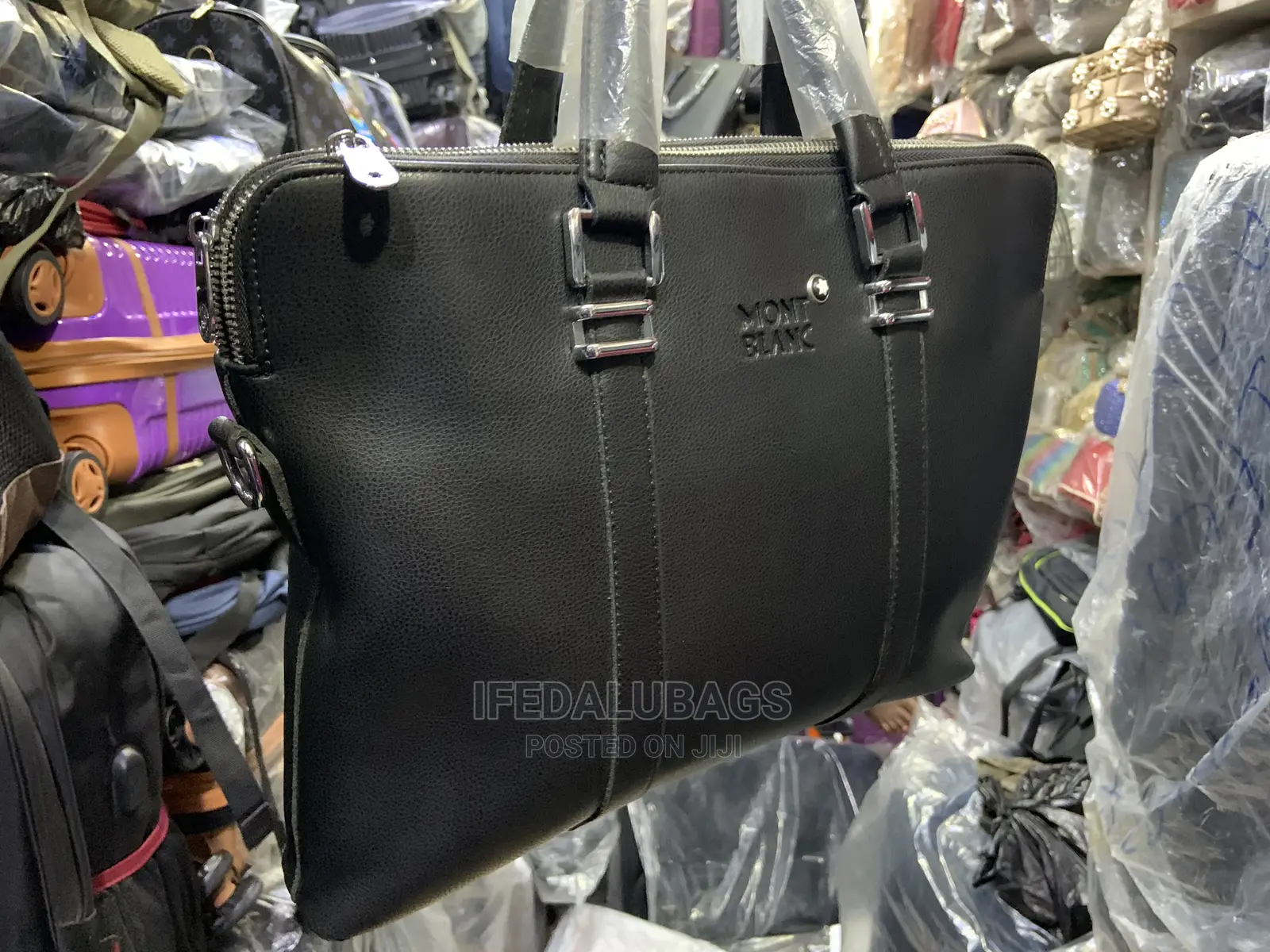 Quality Imported Black Mont Blac Laptop/Conference/Officebag