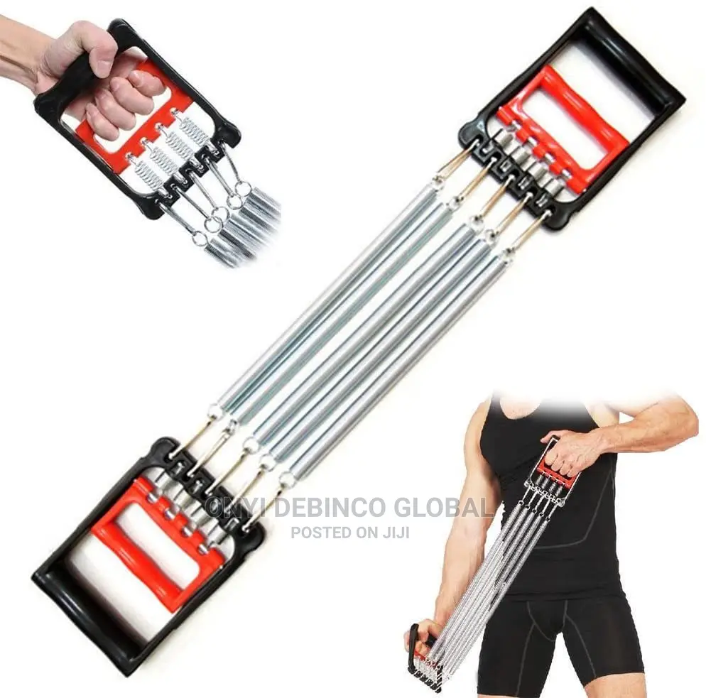 3 in 1 Home Spring Chest Expander/Hand Grip Arm Exerciser