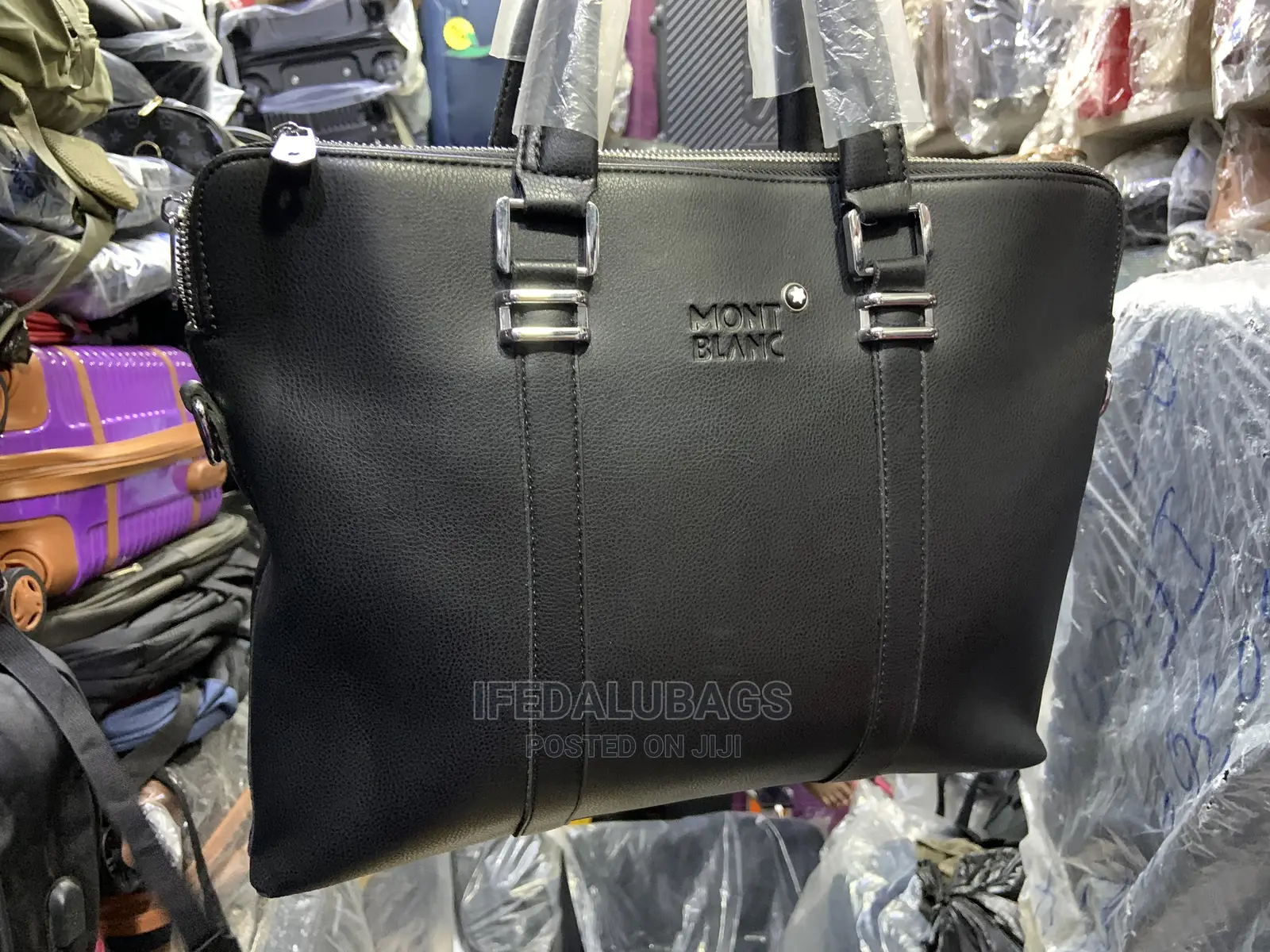 Quality Imported Black Mont Blac Laptop/Conference/Officebag