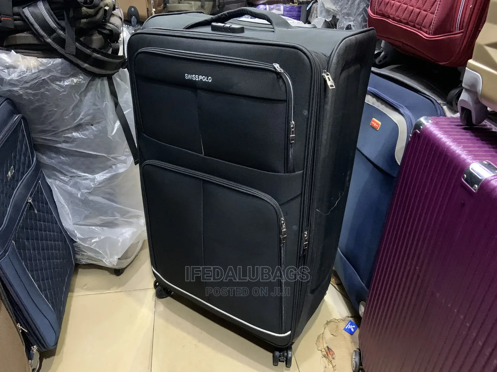 Biggest Size Light Weight Swiss Polo Traveling Luggage