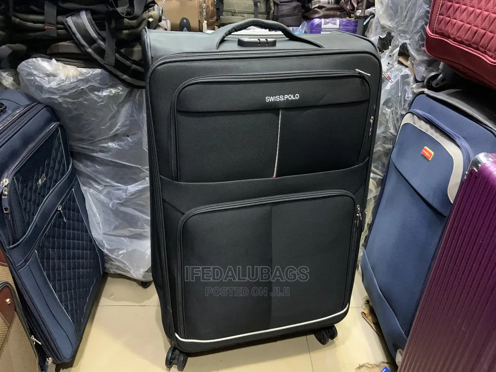 Biggest Size Light Weight Swiss Polo Traveling Luggage