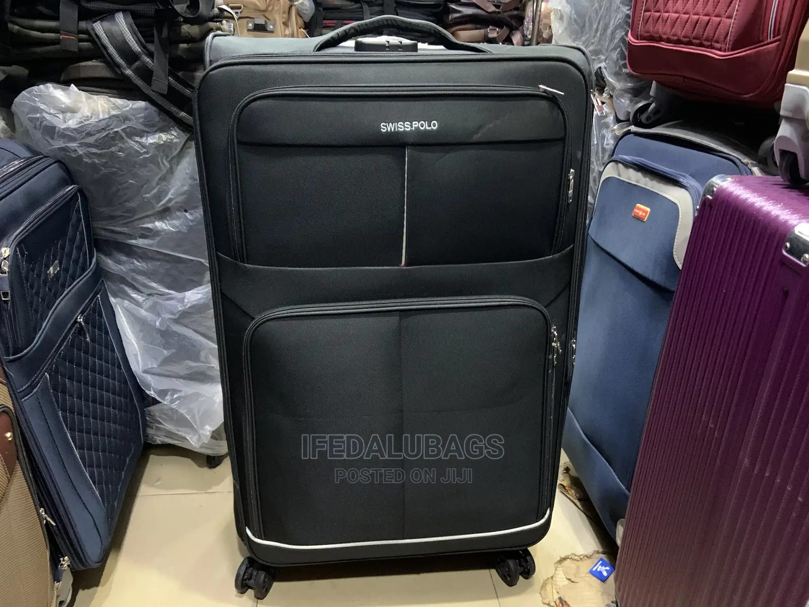 Biggest Size Light Weight Swiss Polo Traveling Luggage
