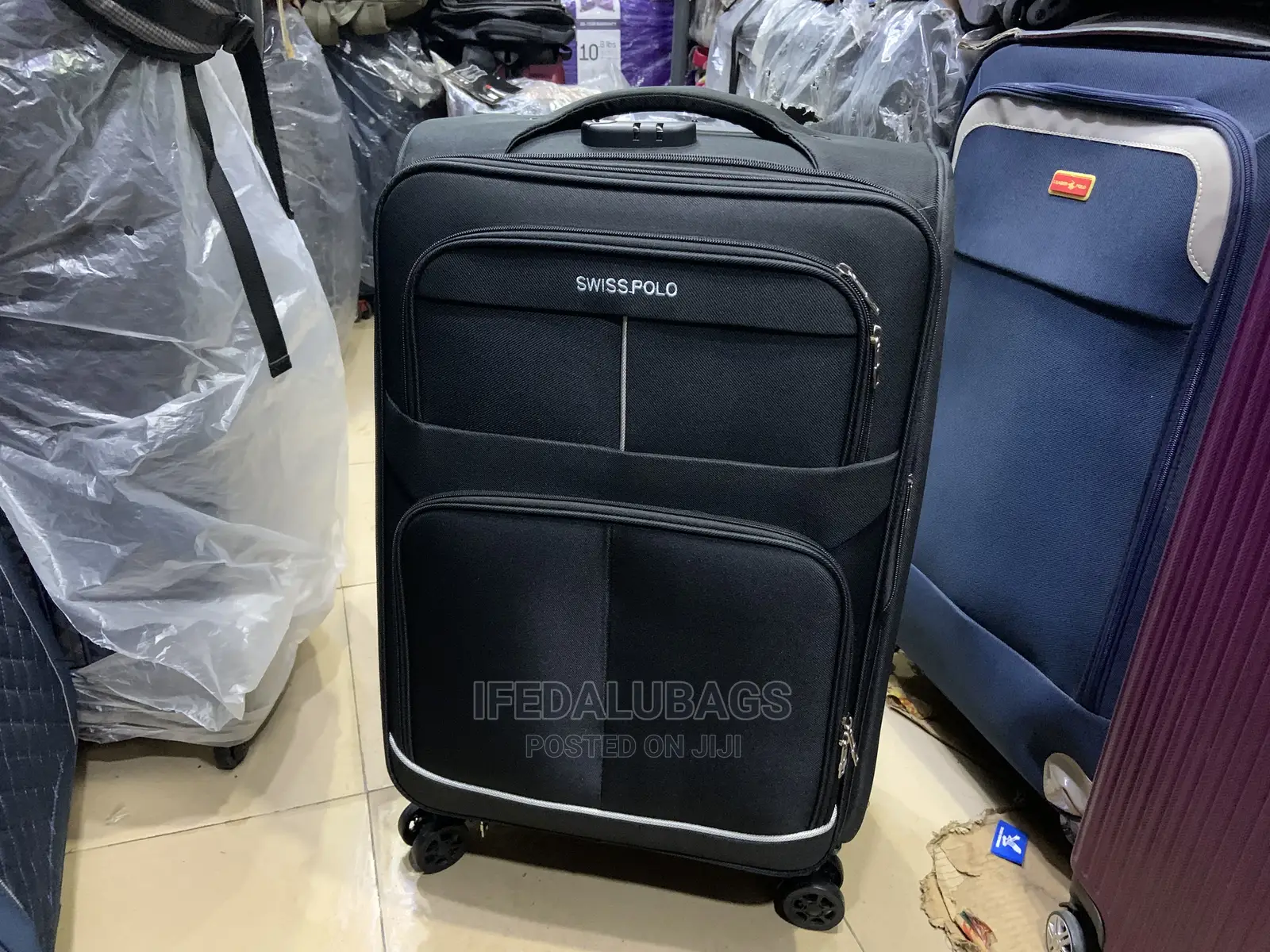 Medium Size Light Weight Swiss Polo Traveling Luggage