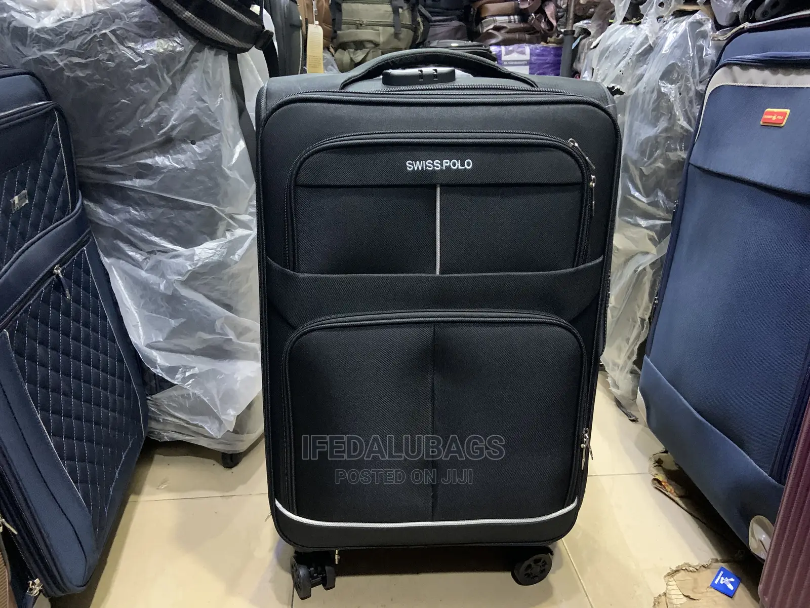 Medium Size Light Weight Swiss Polo Traveling Luggage