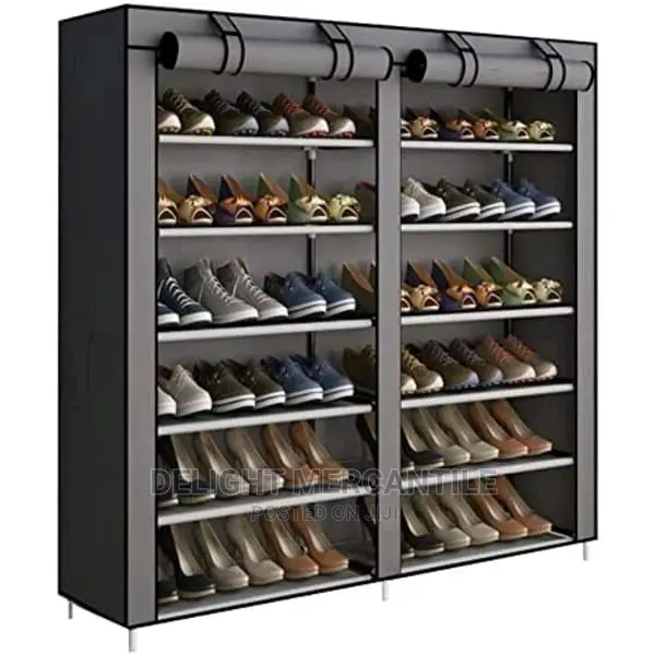 Double Sides Shoe Rack 12 Layers