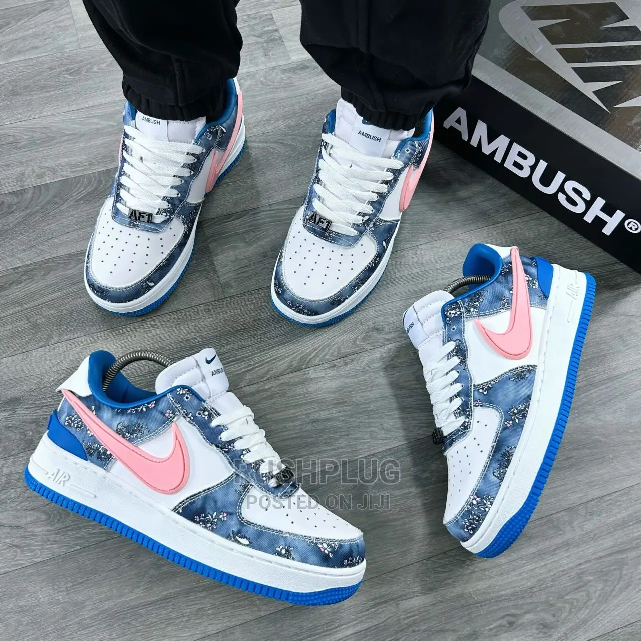 New Nike Air Force 1 Low Sp Ambush Denim Sneakers