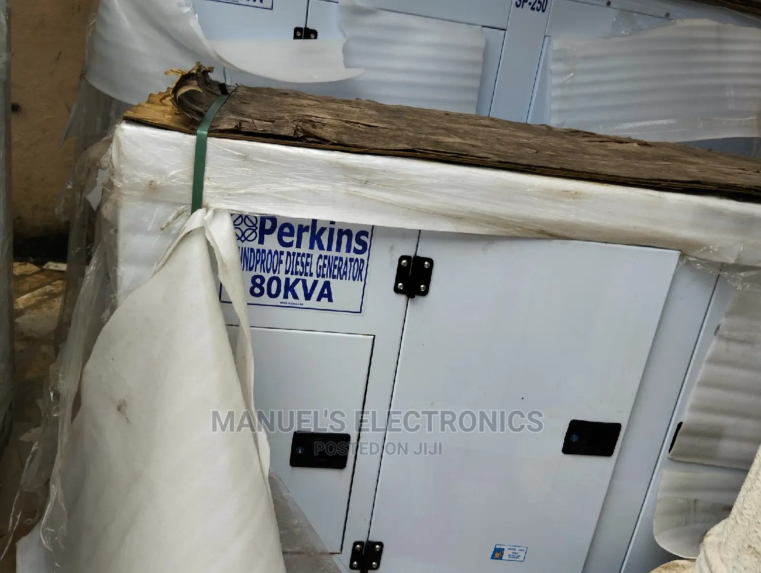 Brand New(80kva) Perkins Diesel Soundproof Generator 2years