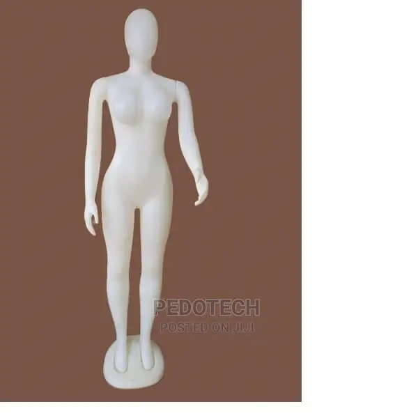 White Full Body Faceless Female Mannequin