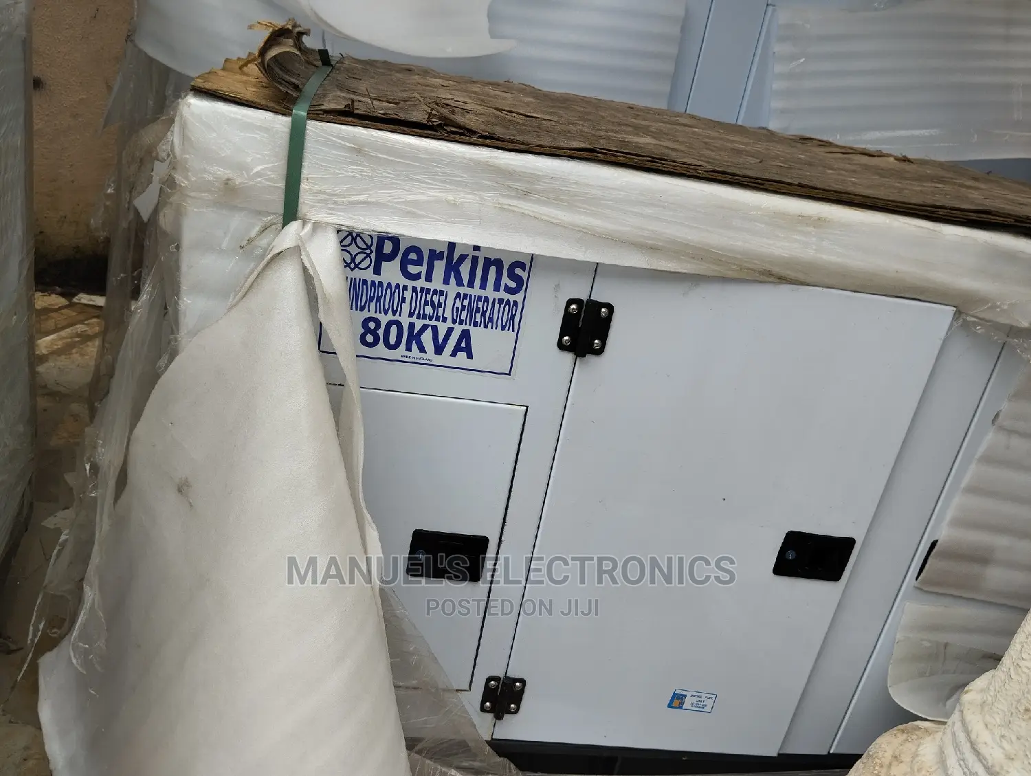 Brand New Perkins Diesel Soundproof Generator (80kva)100%