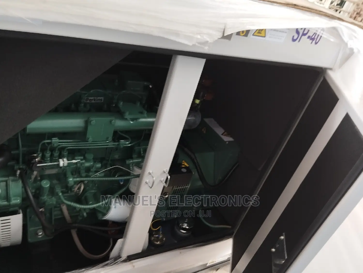 (40kva) Brand New Perkins Diesel Soundproof Generator 2years