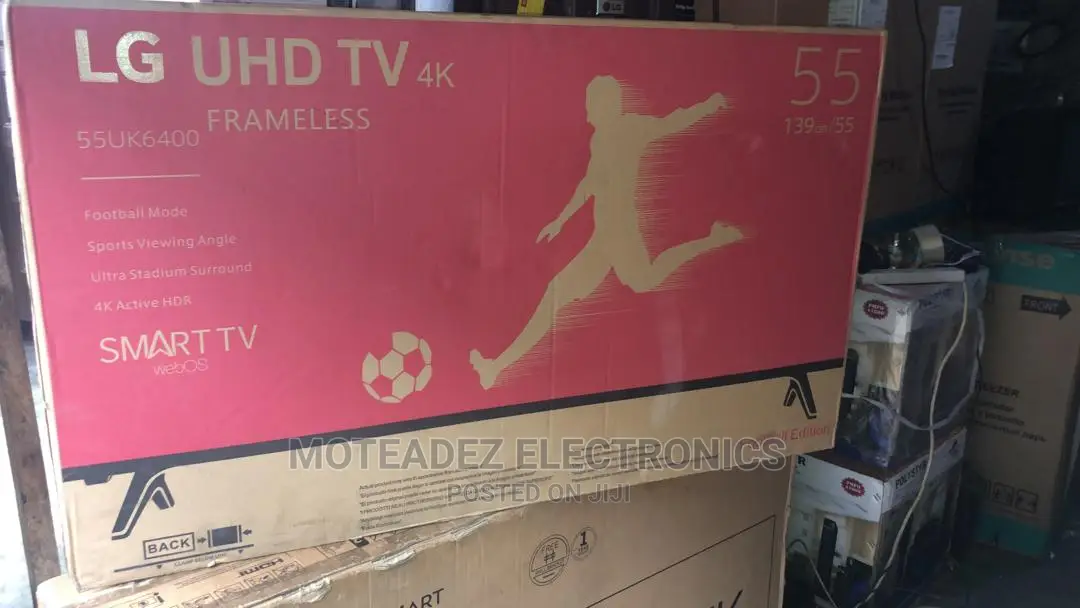 Lg 55" Uhd Frameless Smart Led Tv (55uk6400) 2yrs Wrnty