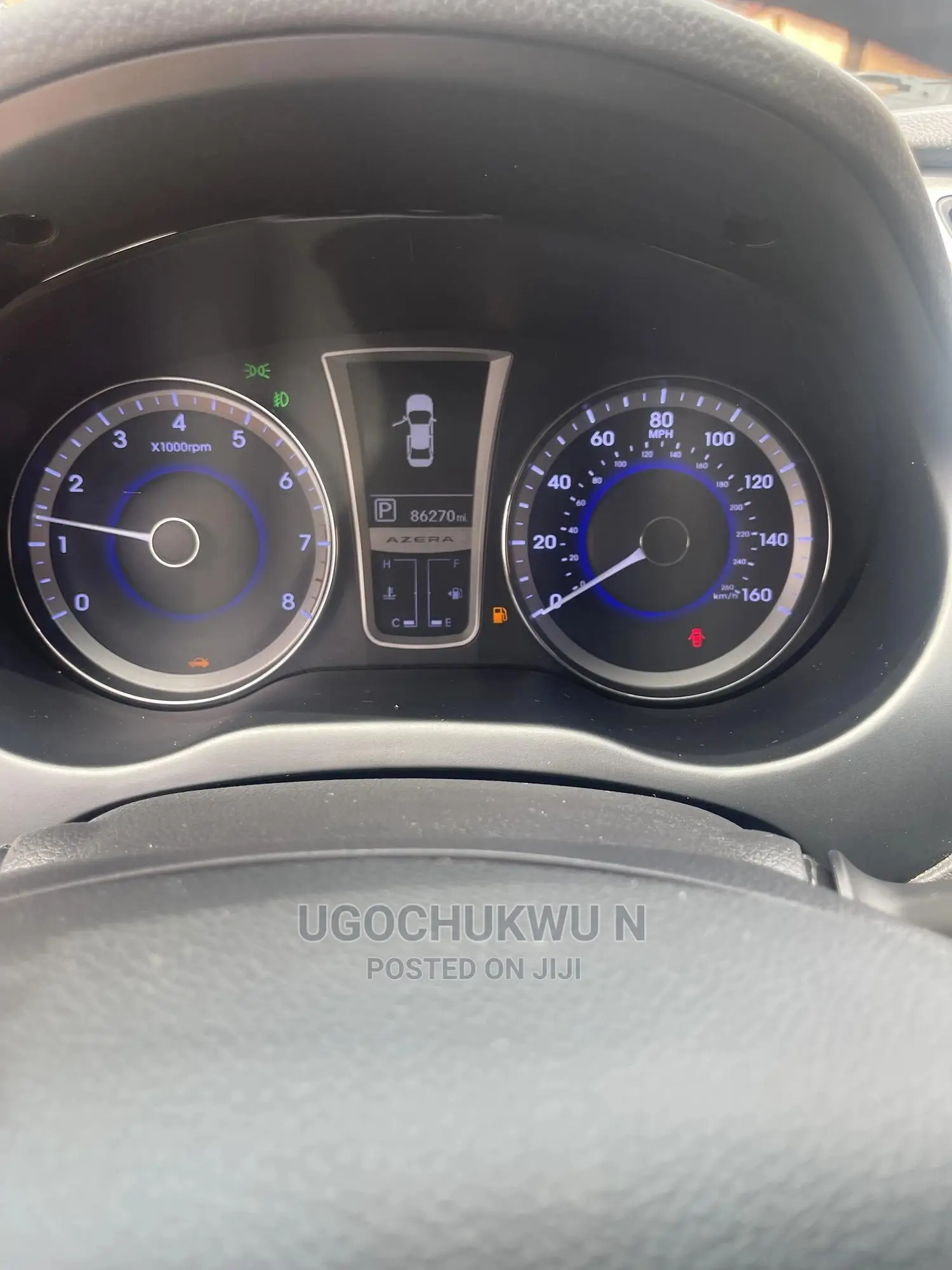 Hyundai Azera 3.3L 2013 White