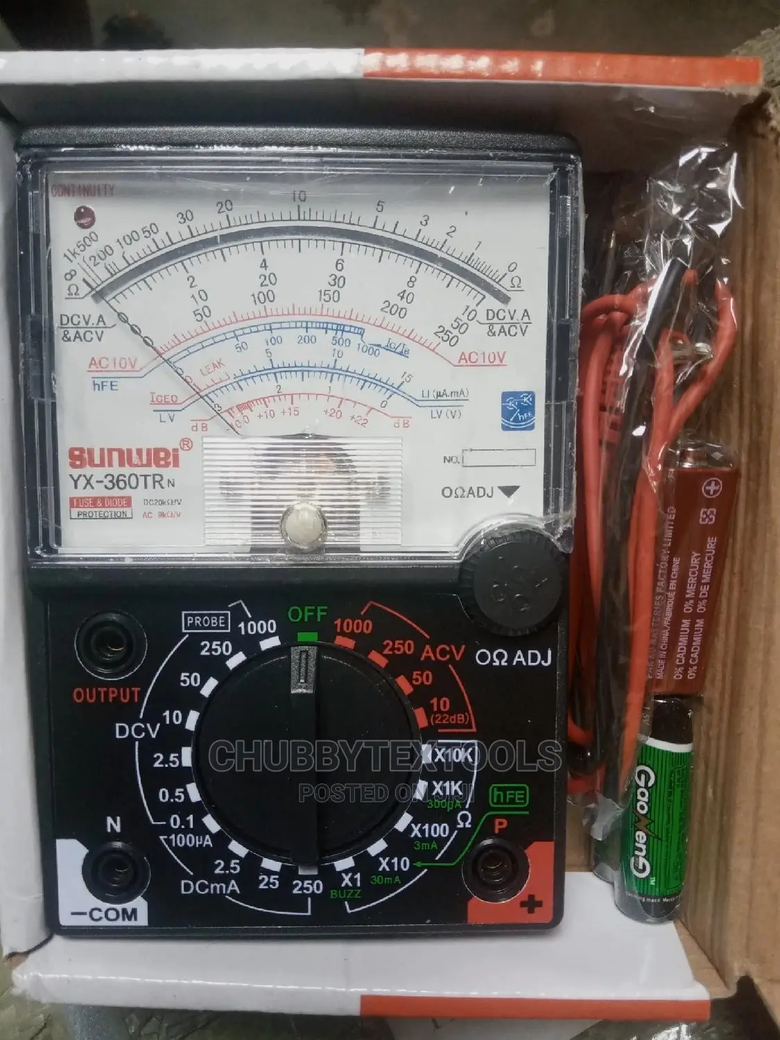 Multitester Yx-360 Analog Meter