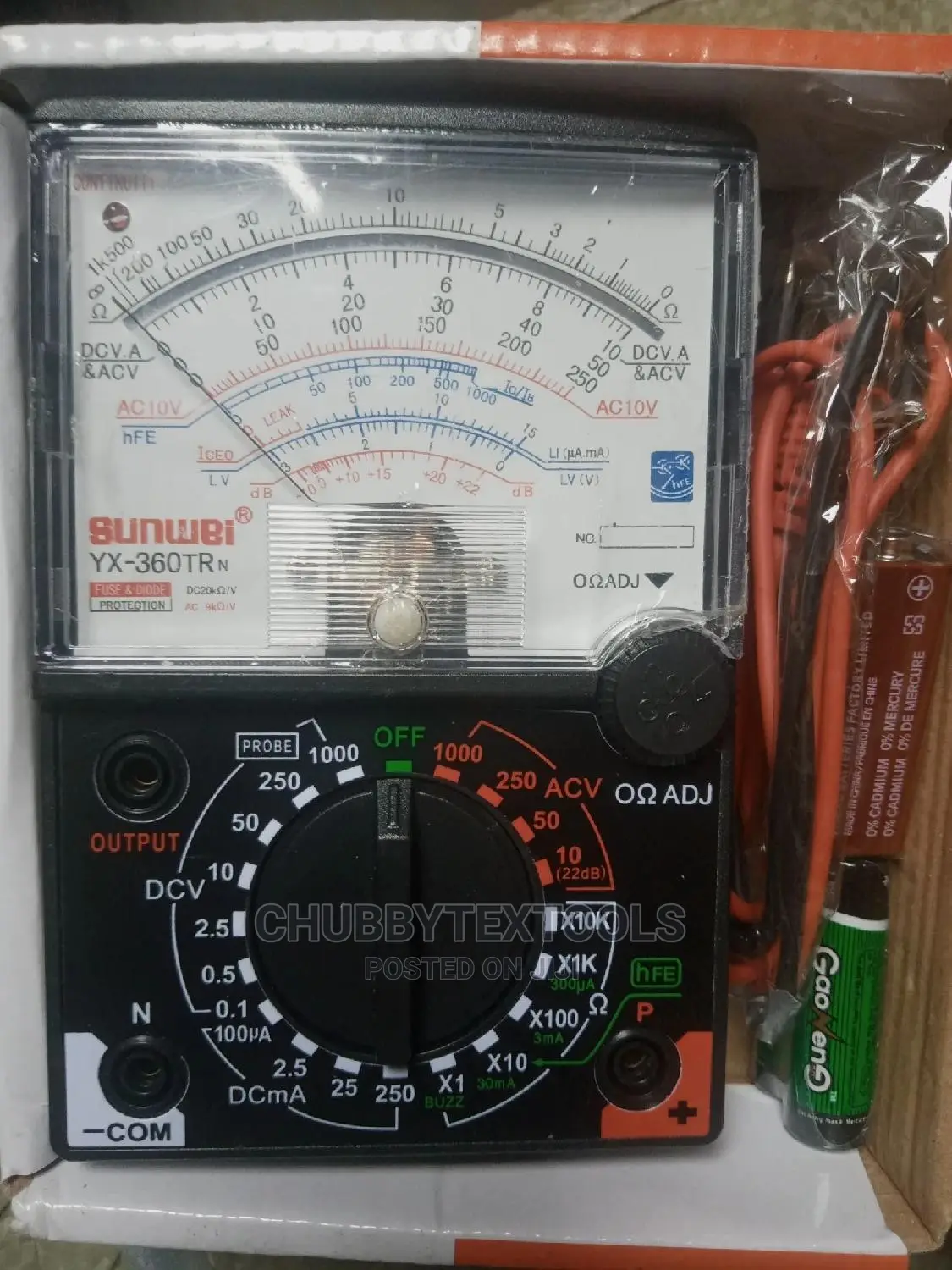 Multitester Yx-360 Analog Meter