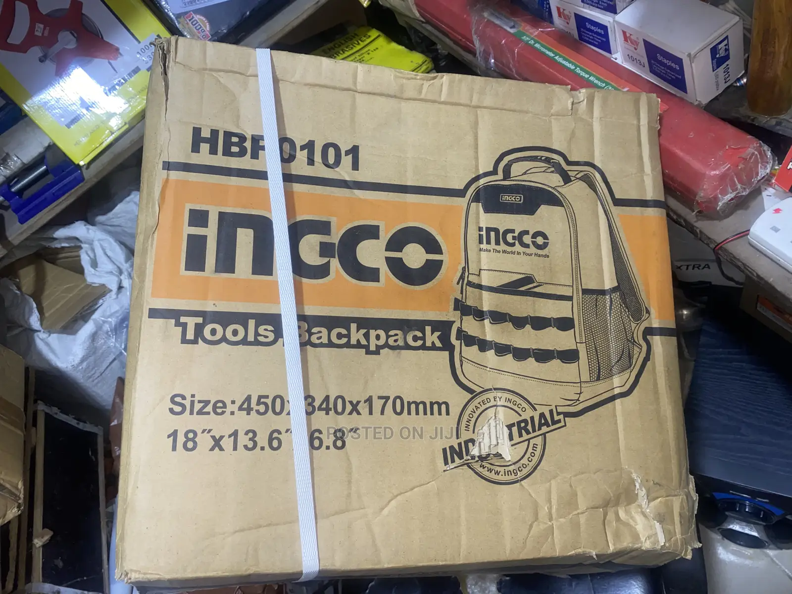 Ingco Original Tools Backpack Size 18”X13.6”X6.8”