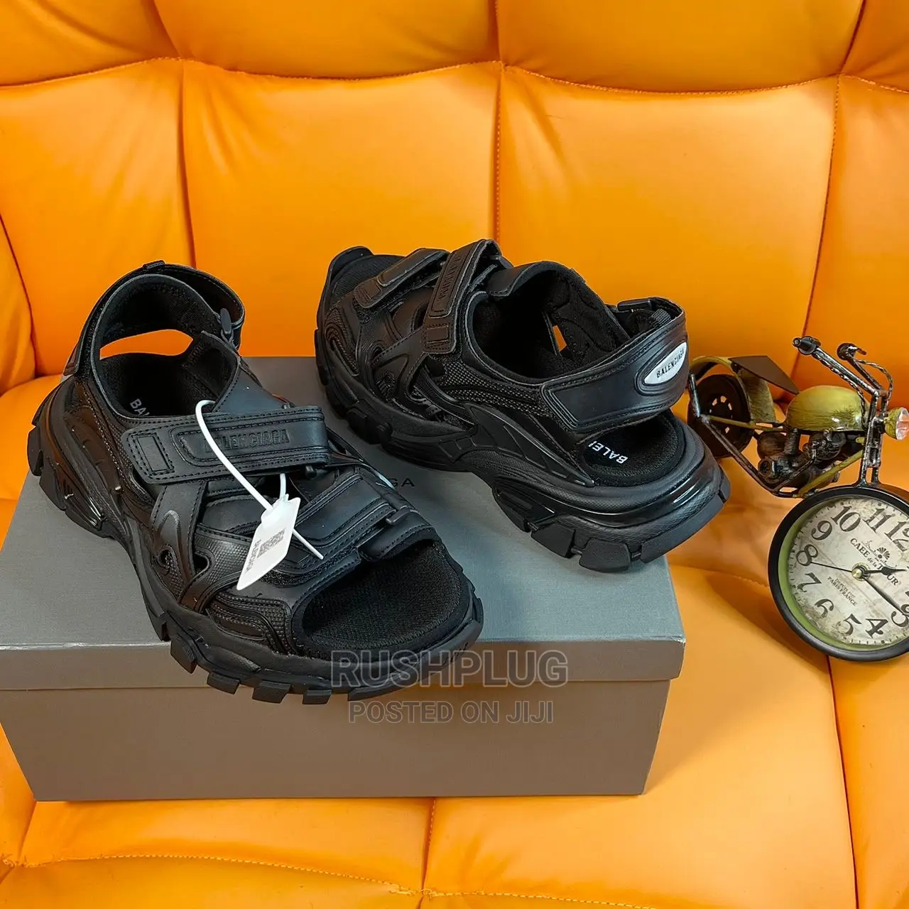 Balenciaga Track Touch-Strap Sandals