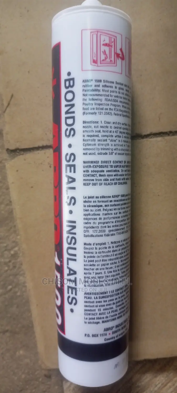 Abro Silicone Sealant RTV (1500 and 2000 Are Available)