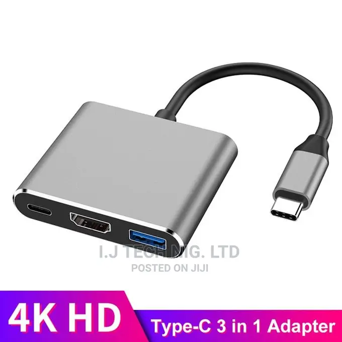 Type C 3 in 1 to Hdmi Adapter 3.0