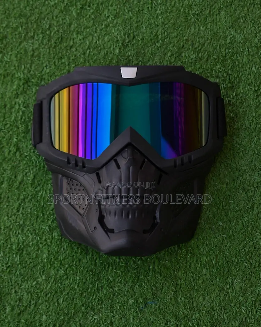 Mask With Googles For Riders