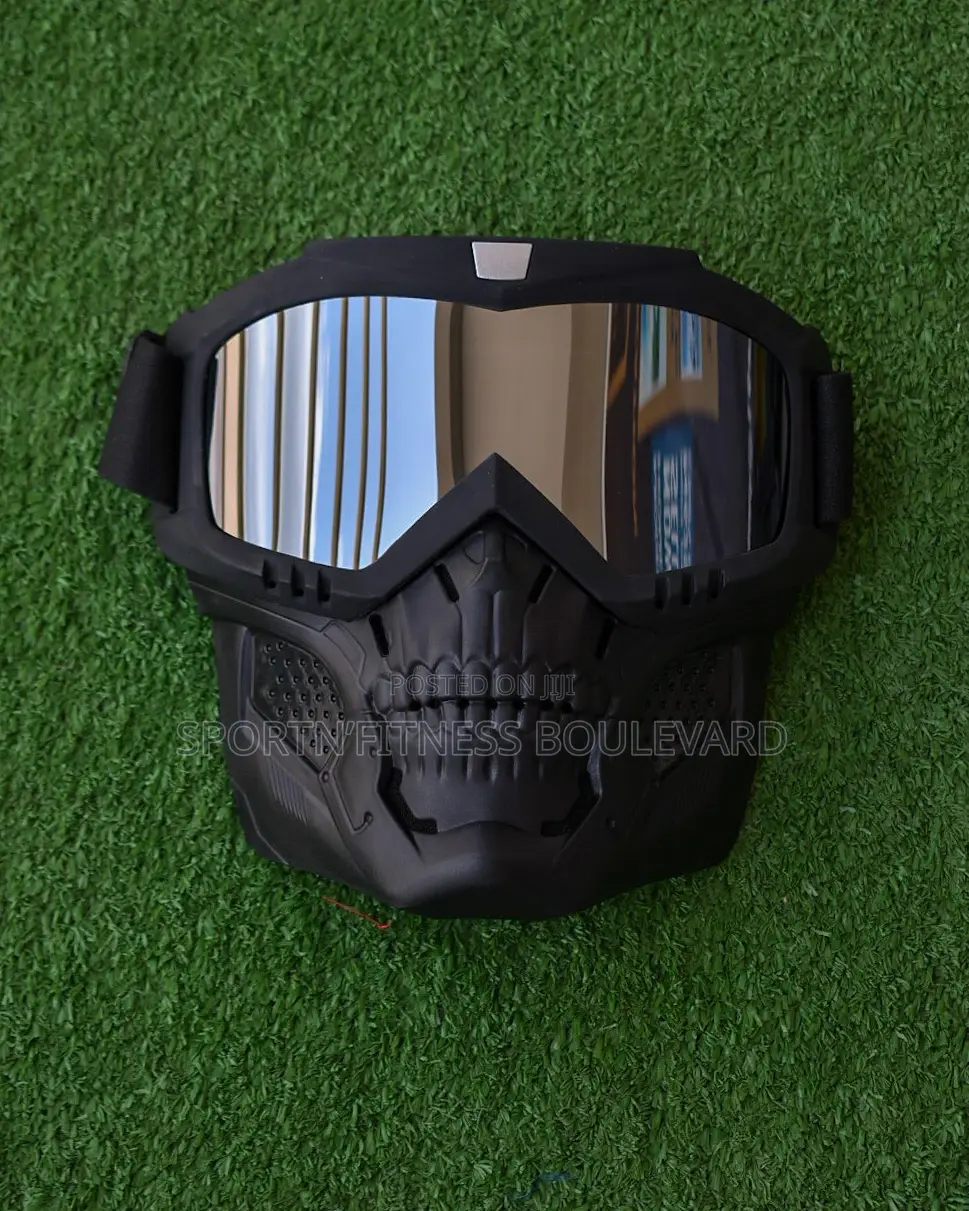 Mask With Googles For Riders