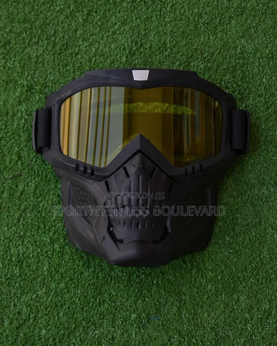 Mask With Googles For Riders