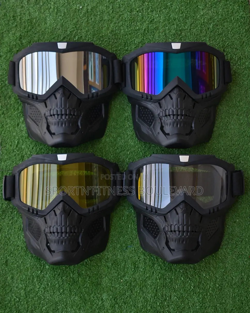 Mask With Googles For Riders