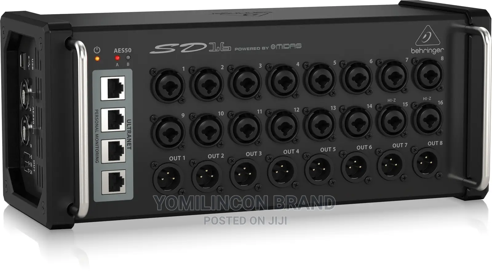 Behringer Sd16 I/O Stage Box With 16 Remote-Controllable Mid