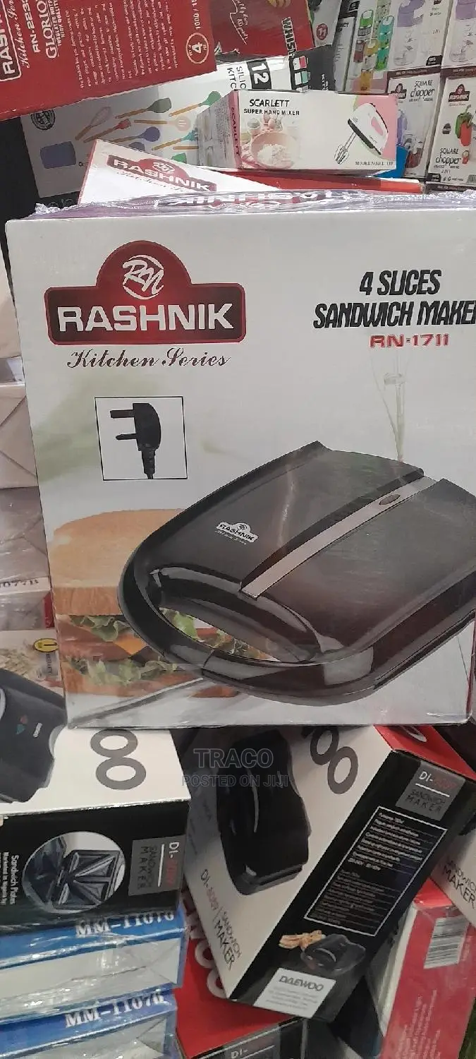 Rashnik Sandwich Maker - 4 Slices - 750w