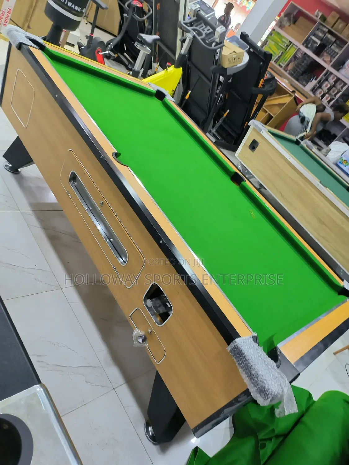 Quality Green Top Marble Snooker With Accessories