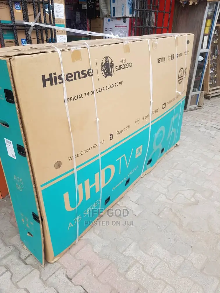 Original Hisense 85" TV 4KUH Smart Netflix Youtube Bluetooth