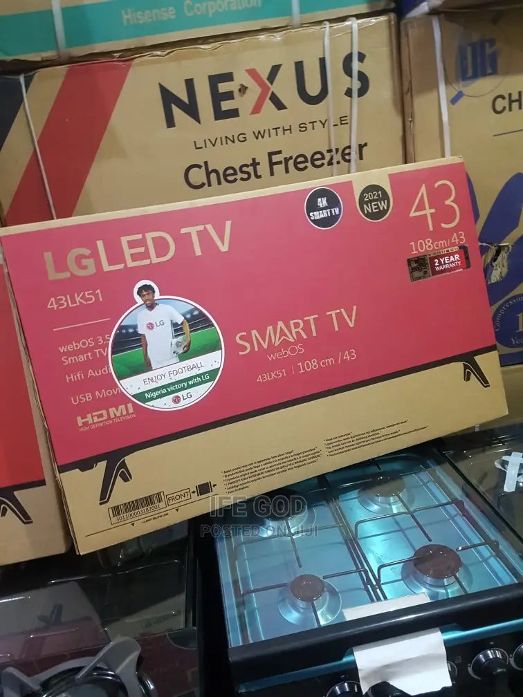 LG 43" TV Smart Netflix Youtube Etc